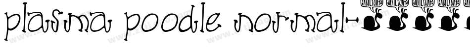 plasma poodle Normal字体转换